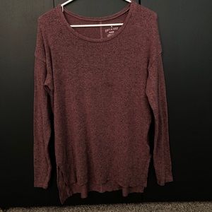 Pink and Black speckled Sweater